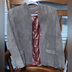 Suede Blazer Jacket - vintage